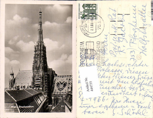 444735,Foto Ak Wien Stephansdom Dom Kirche