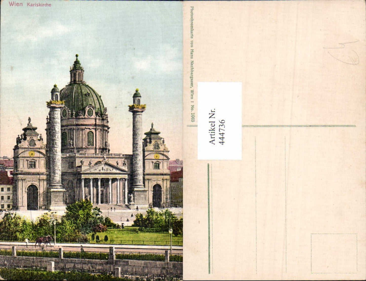 444736,Wien Karlskirche Kirche