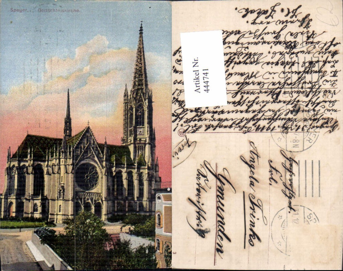 444741,Speyer Gedächtniskirche Kirche