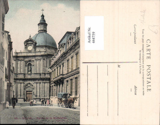 444759,Lille Eglise de la Madeleine Kirche Kutsche