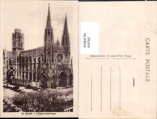 444764,Rouen L Eglise Saint-Ouen Kirche
