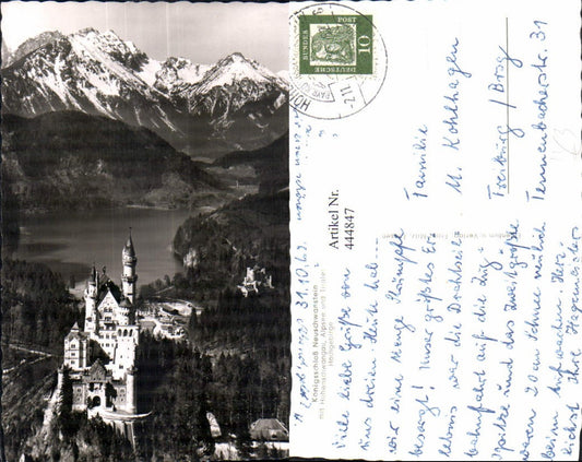 444847,Schloss Neuschwanstein Hohenschwangau Alpsee Tiroler Berge