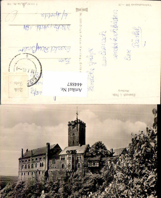 444887,Foto Ak Eisenach i. Thüringen Wartburg Burg