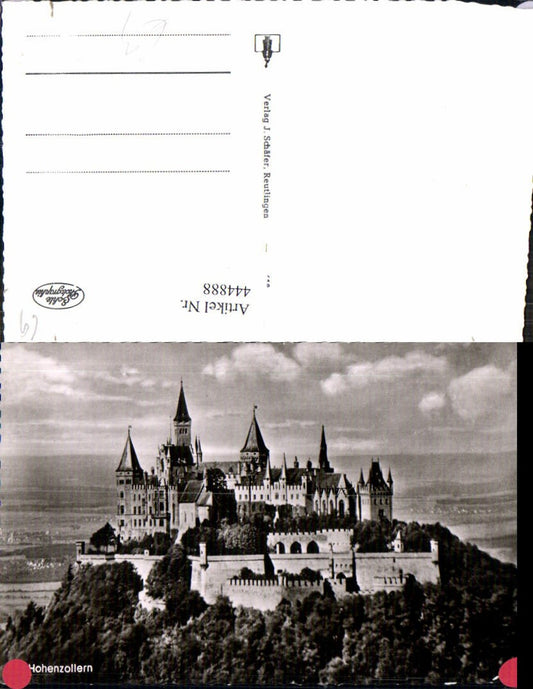 444888,Foto Ak Burg Hohenzollern