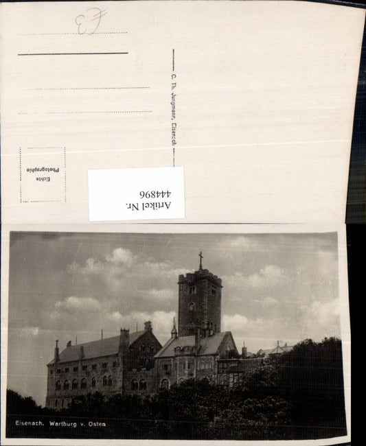 444896,Foto Ak Eisenach Wartburg v. Osten Burg