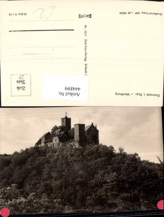 444899,Foto Ak Burg Eisenach Wartburg