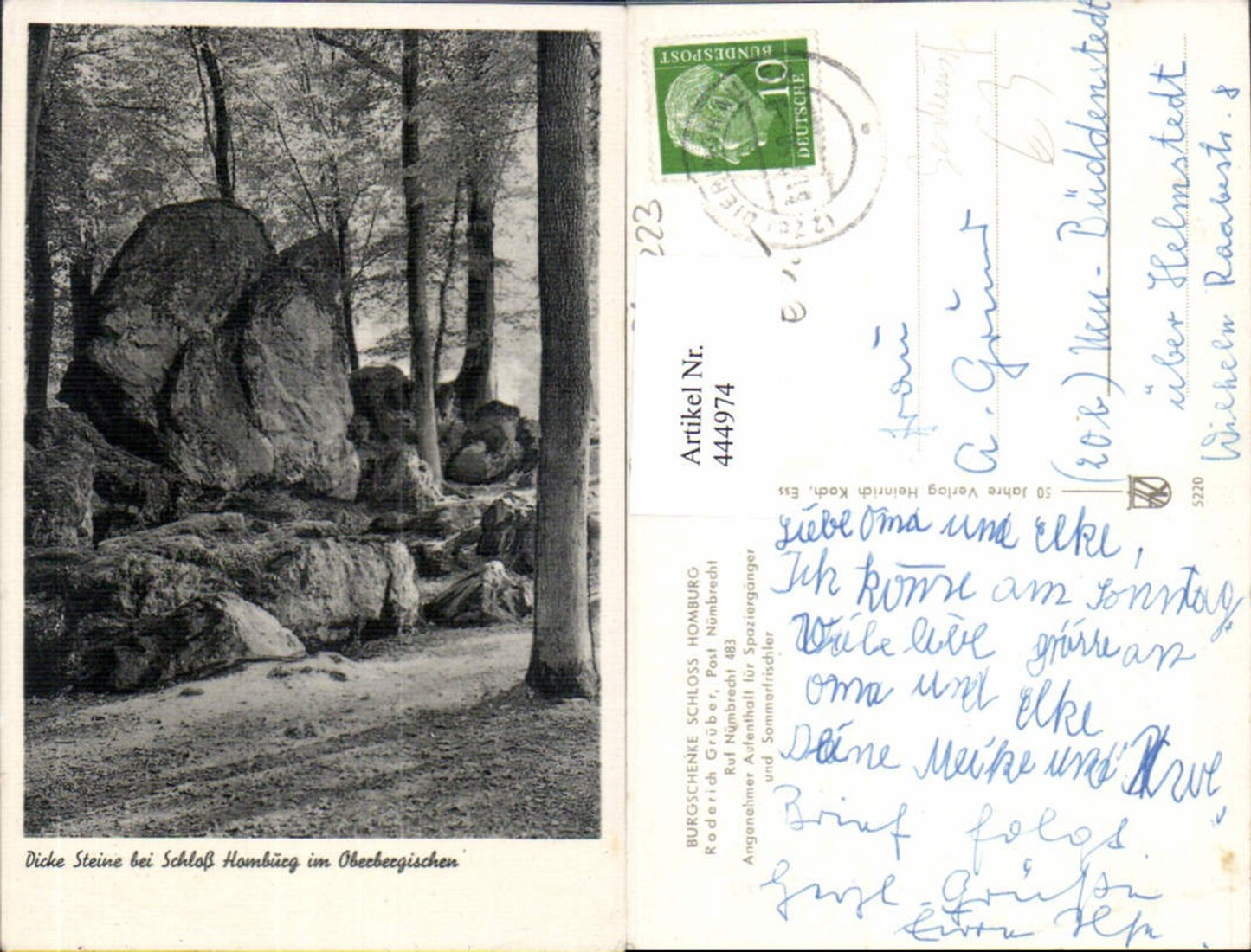Alte Ansichtskarte – Old Postcard