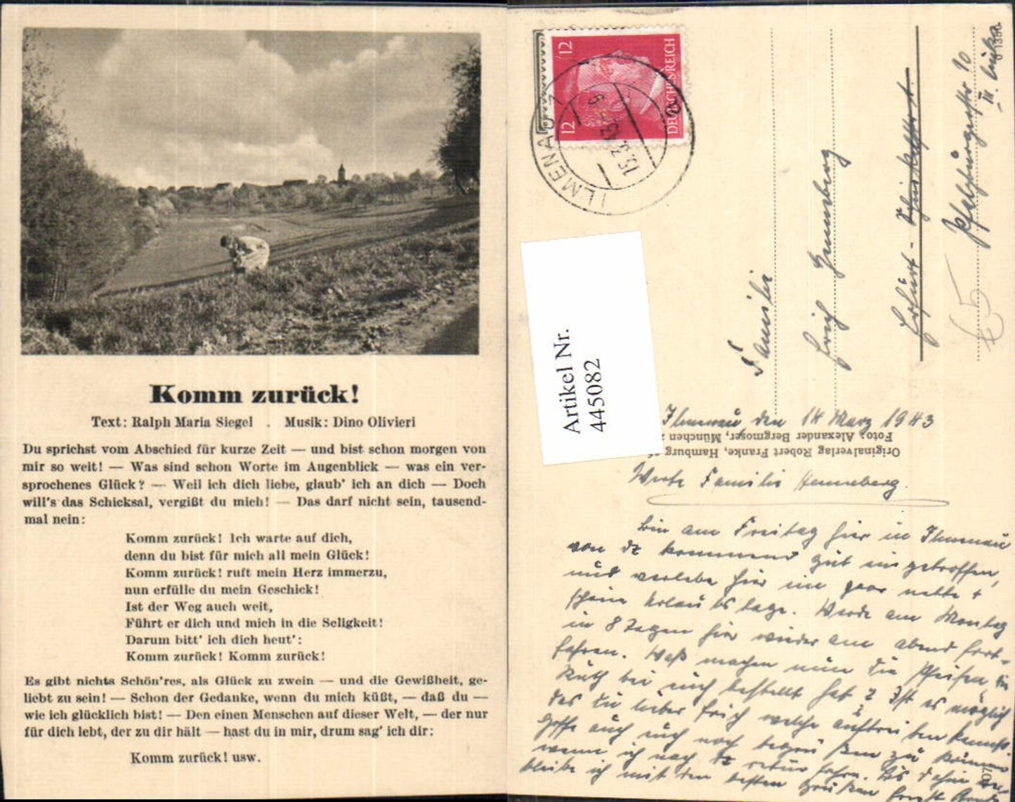 Alte Ansichtskarte – Old Postcard