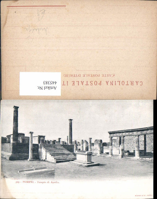 445383,Pompei Tempio di Apollo Tempel Ruine Archäologie Ausgrabung