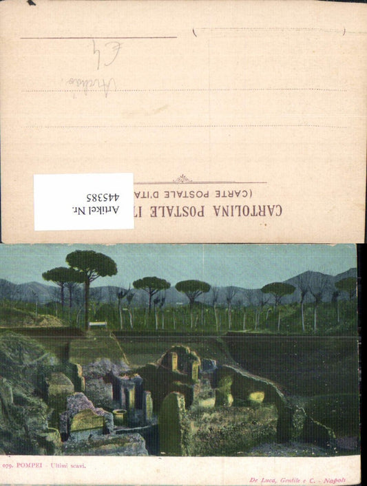 445385,Pompei Ultimi scavi Tempel Ruine Archäologie Ausgrabung
