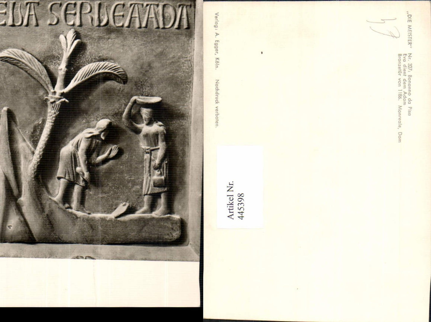 445398,Bonanno da Pisa Bronzetür Monreale Dom Archäologie Ausgrabung