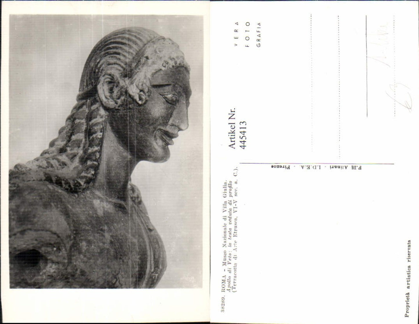 445413,Antike Roma Rom Apollo di Veio Museum Nazionale di Villa Giulia