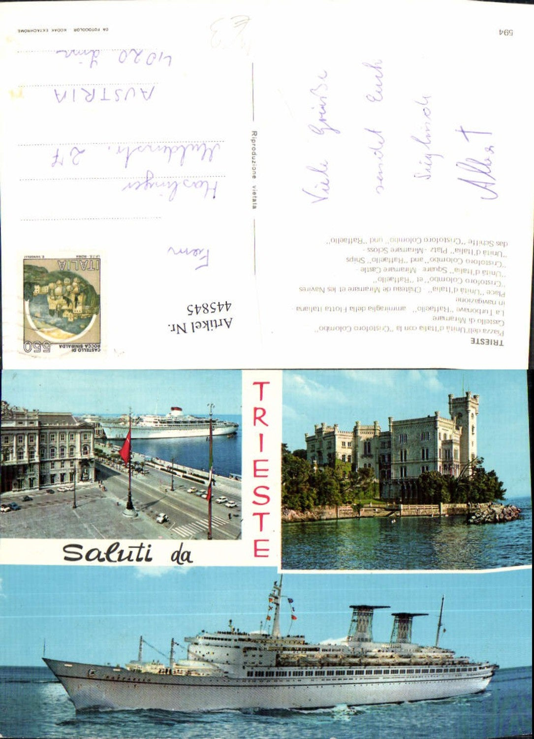 Alte Ansichtskarte – Old Postcard