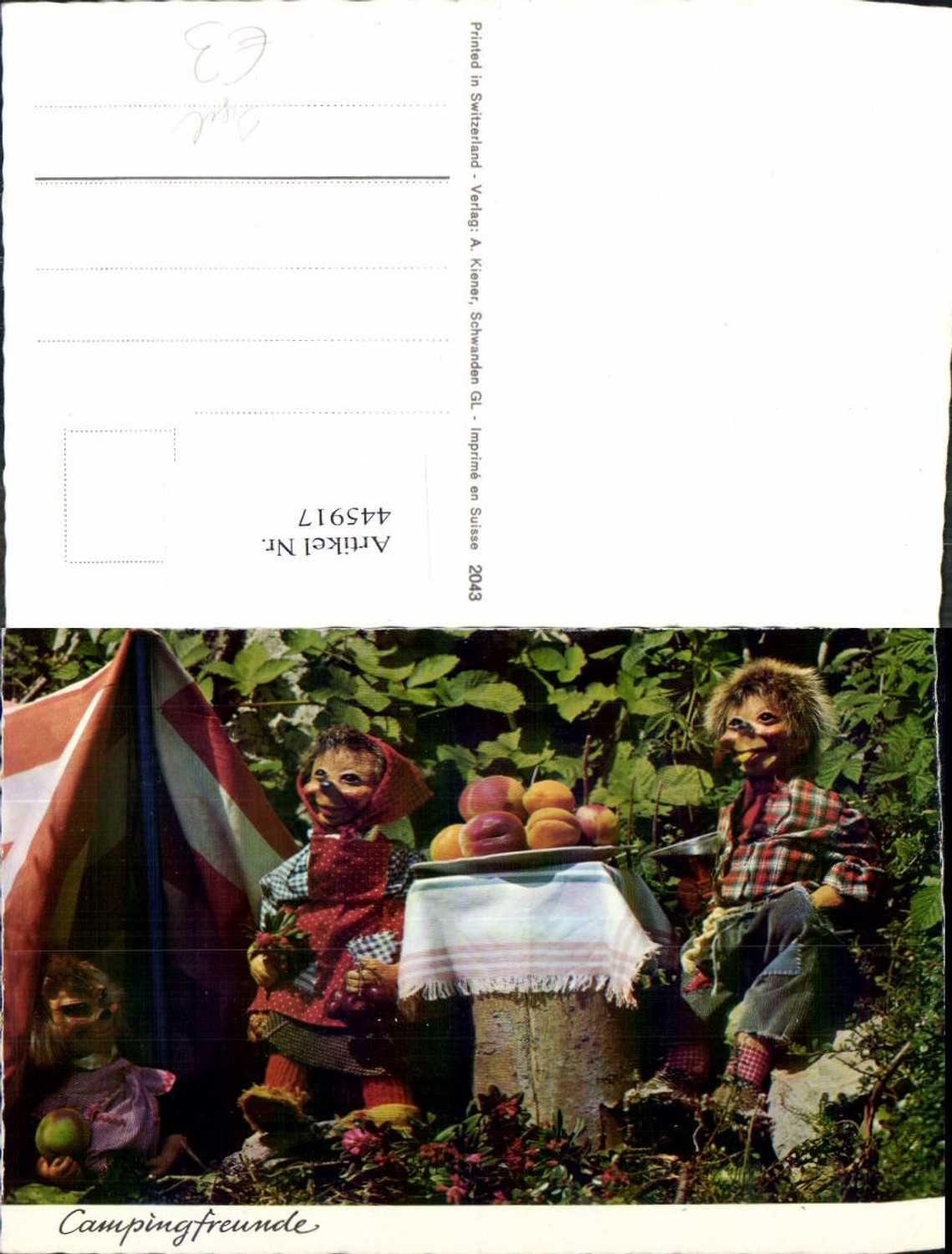 445917,Igelpuppen Campingfreunde Spielzeug Puppe