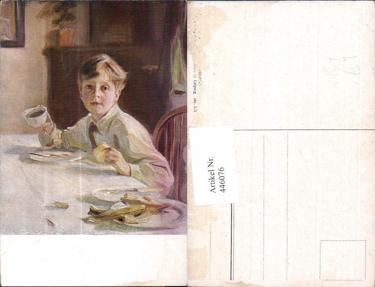 446076, Artist Ak Child Boy Coffee table Coffee