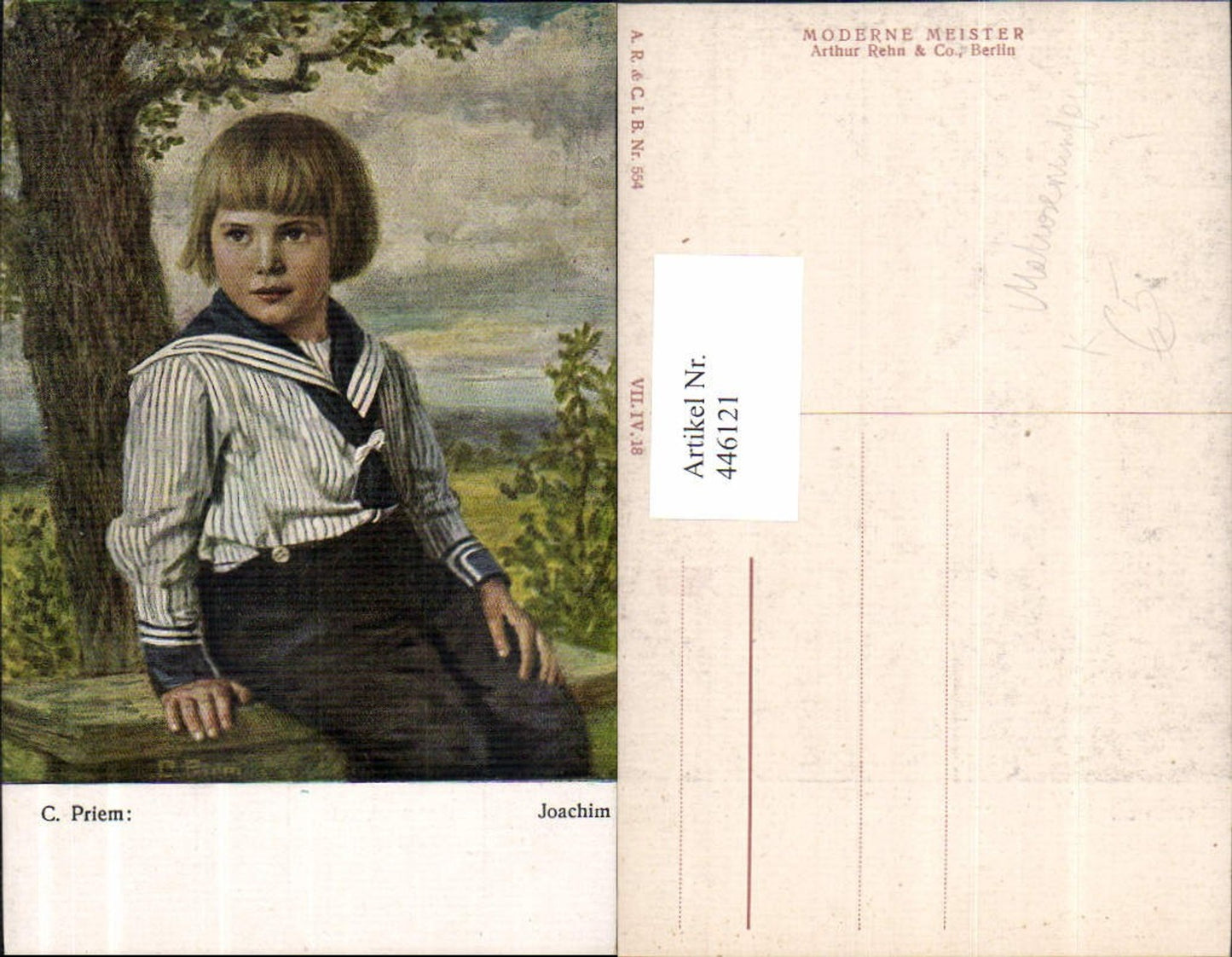 446121,Künstler Ak C. Priem Joachim Kind Bub Junge Uniform Matrosenanzug