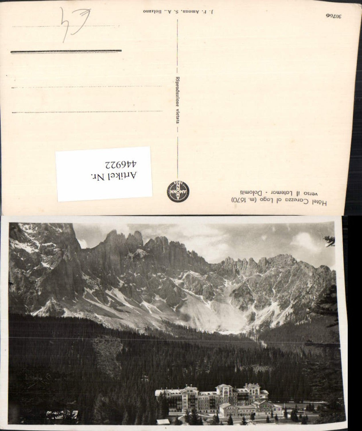 Alte Ansichtskarte – Old Postcard