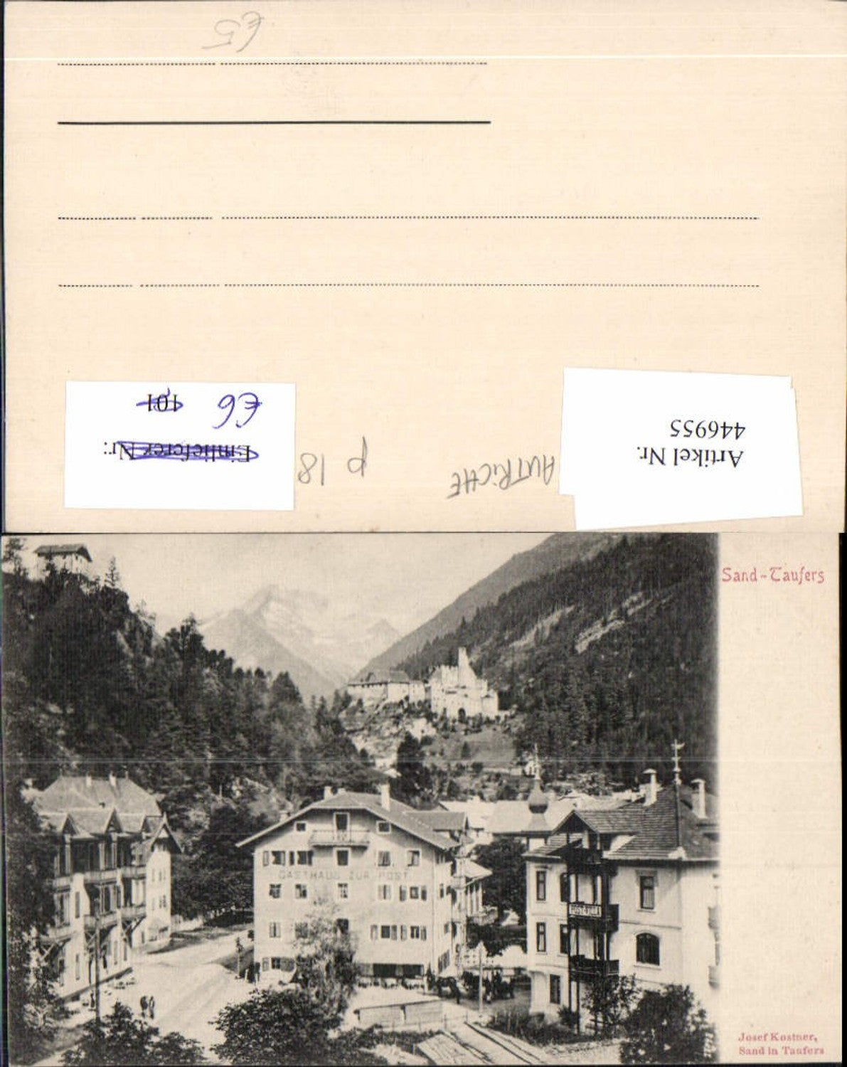 Alte Ansichtskarte – Old Postcard