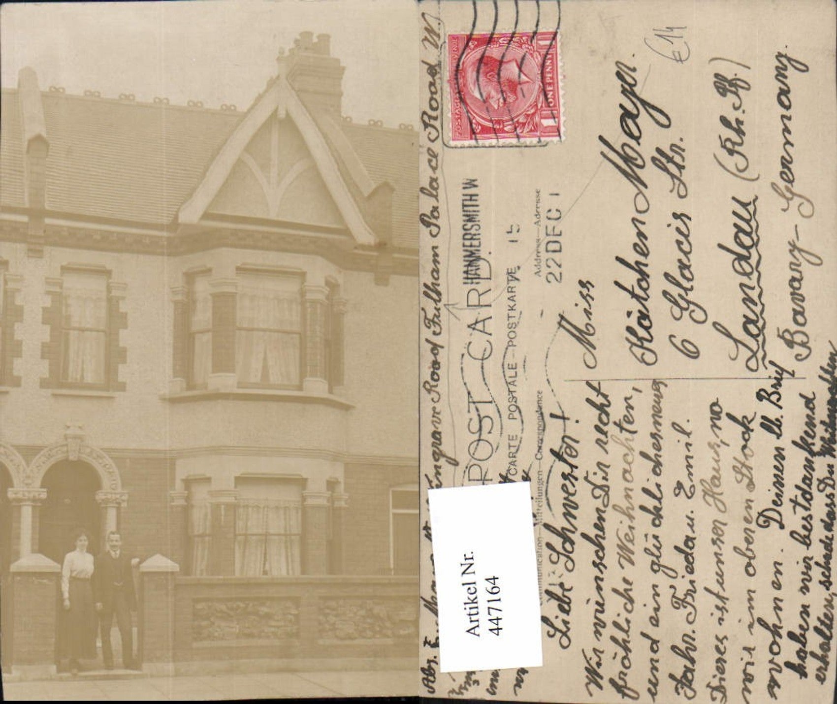 Alte Ansichtskarte – Old Postcard