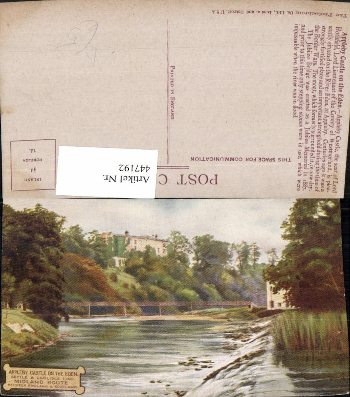Alte Ansichtskarte – Old Postcard
