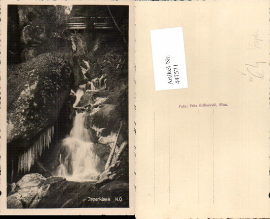 447571,Isperklamm Klamm b. Ysper Wasserfall pub Foto Fritz Grifkowski