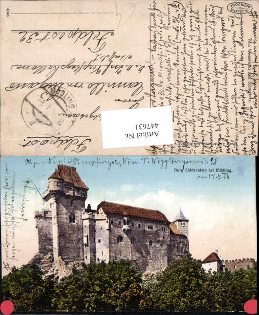 447631,Burg Liechtenstein b. Maria Enzersdorf Mödling