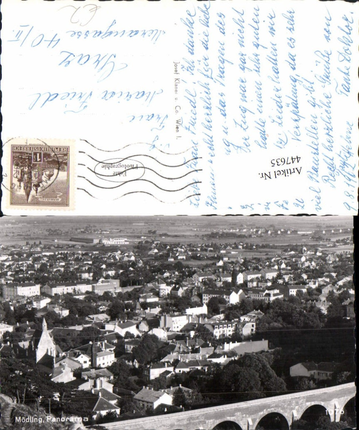 447635,Mödling Panorama Totale Aquädukt