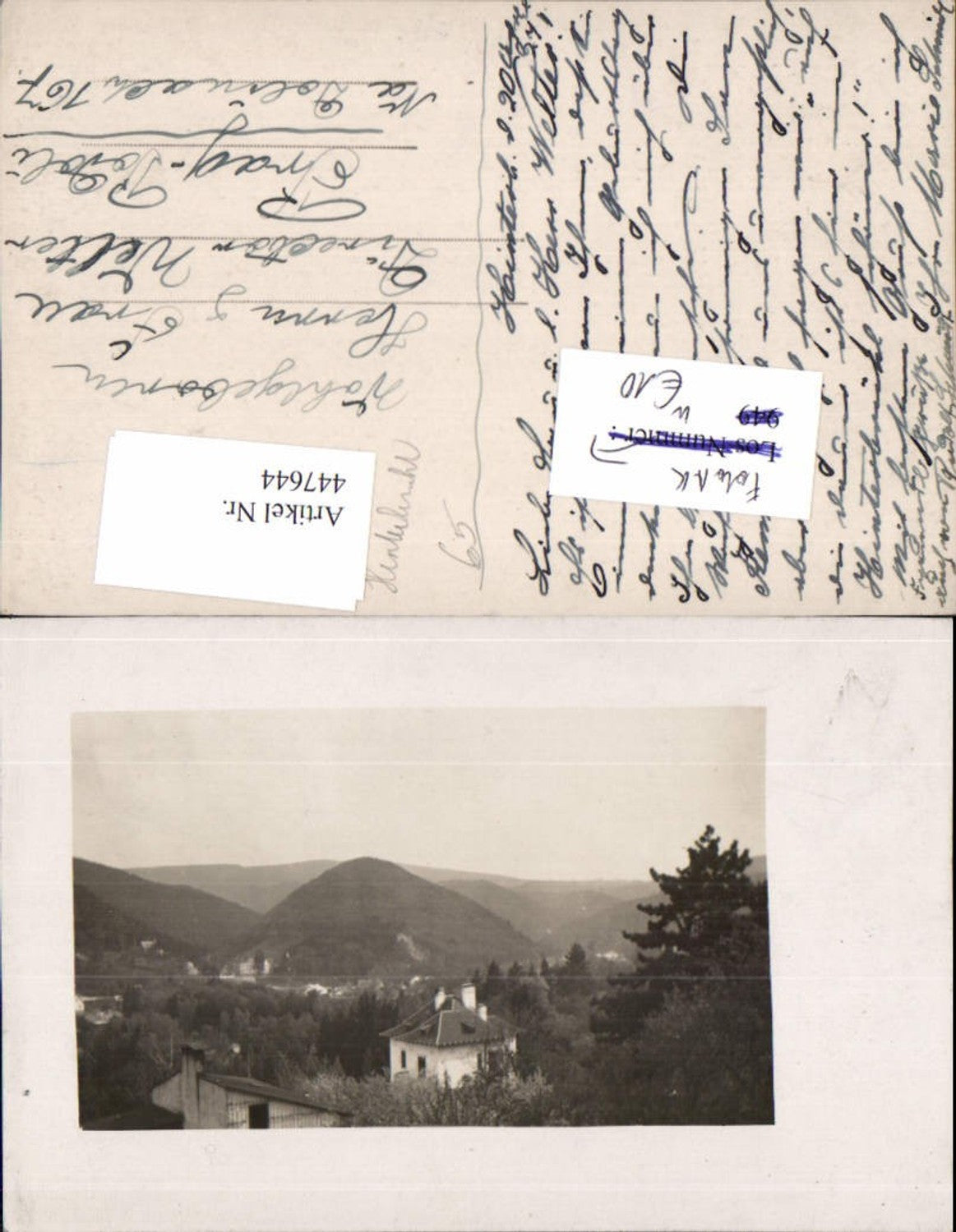 447644,Foto AK Hinterbrühl b. Mödling Teilansicht