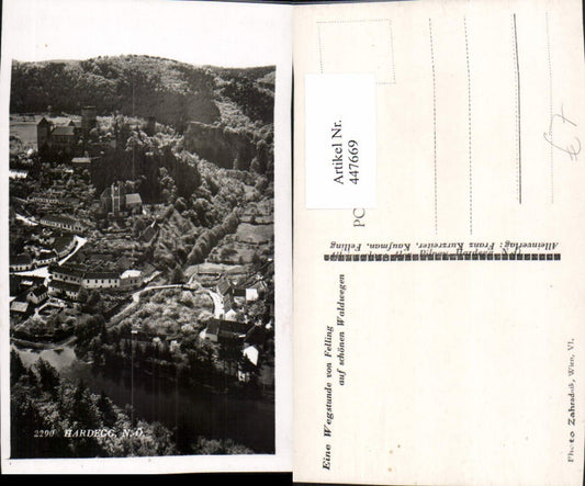 447669,Hardegg Totale m. Burg
