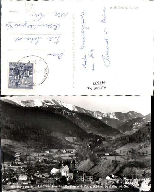 447697,Göstling an d. Ybbs Totale Hochkaar Hochkar Bergkulisse