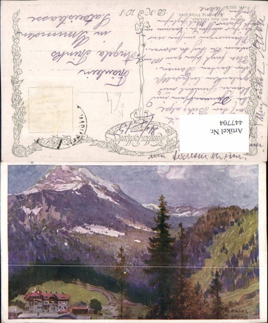 447704,Künstler AK K. Ludwig Prinz Gösing m. Ötscher Bergkulisse pub B.K.W.I. 226/7