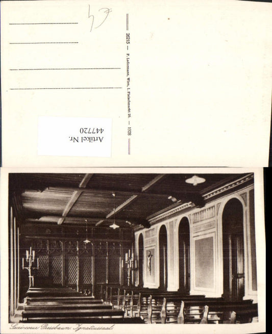 447720,Pressbaum Sacre Coeur Ignatiussaal Innenansicht