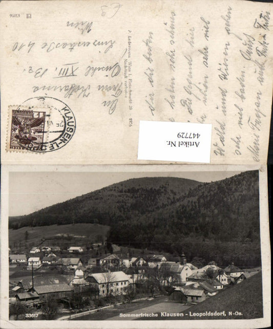 447729,Klausen Leopoldsdorf Totale