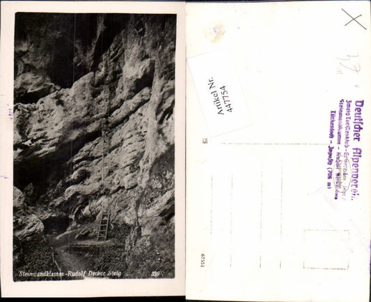 447754,Steinwandklamm Klamm b. Weißenbach an d. Triesting Rudolf Decker Steig Leiter