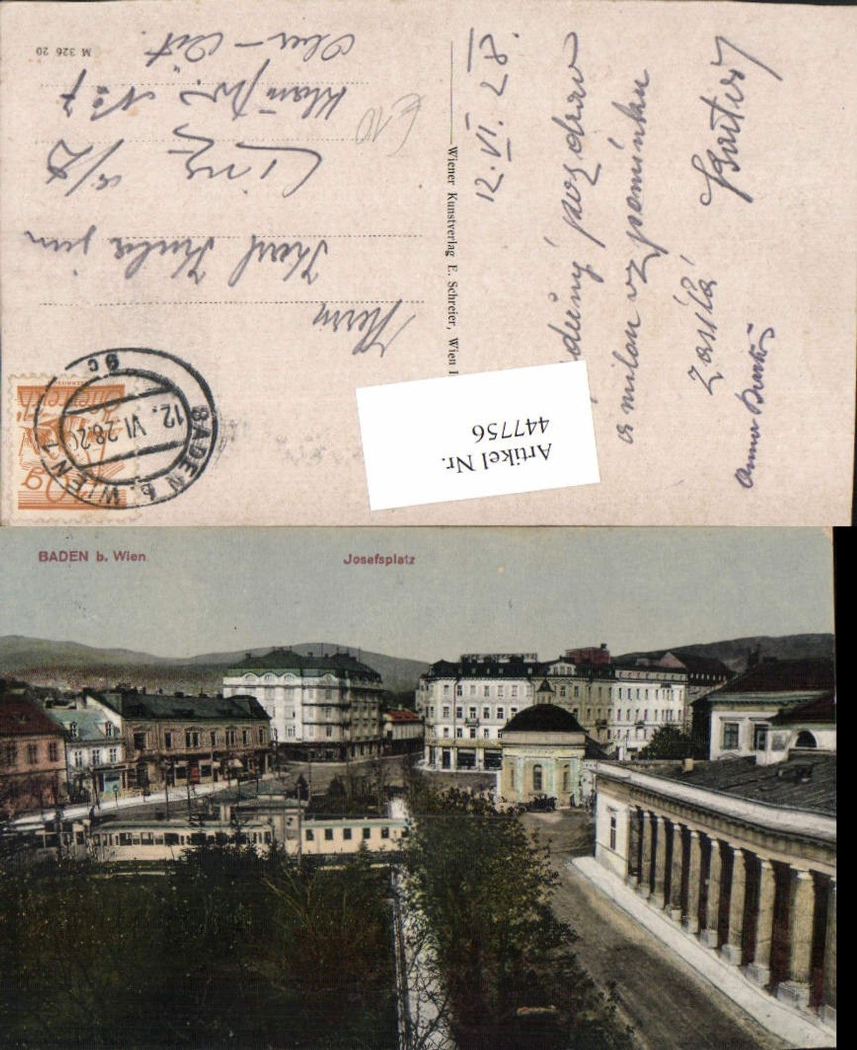 447756,Baden b. Wien Josefsplatz