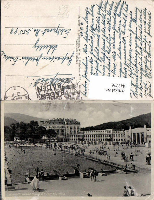 447776,Baden b. Wien Thermalbad Freibad