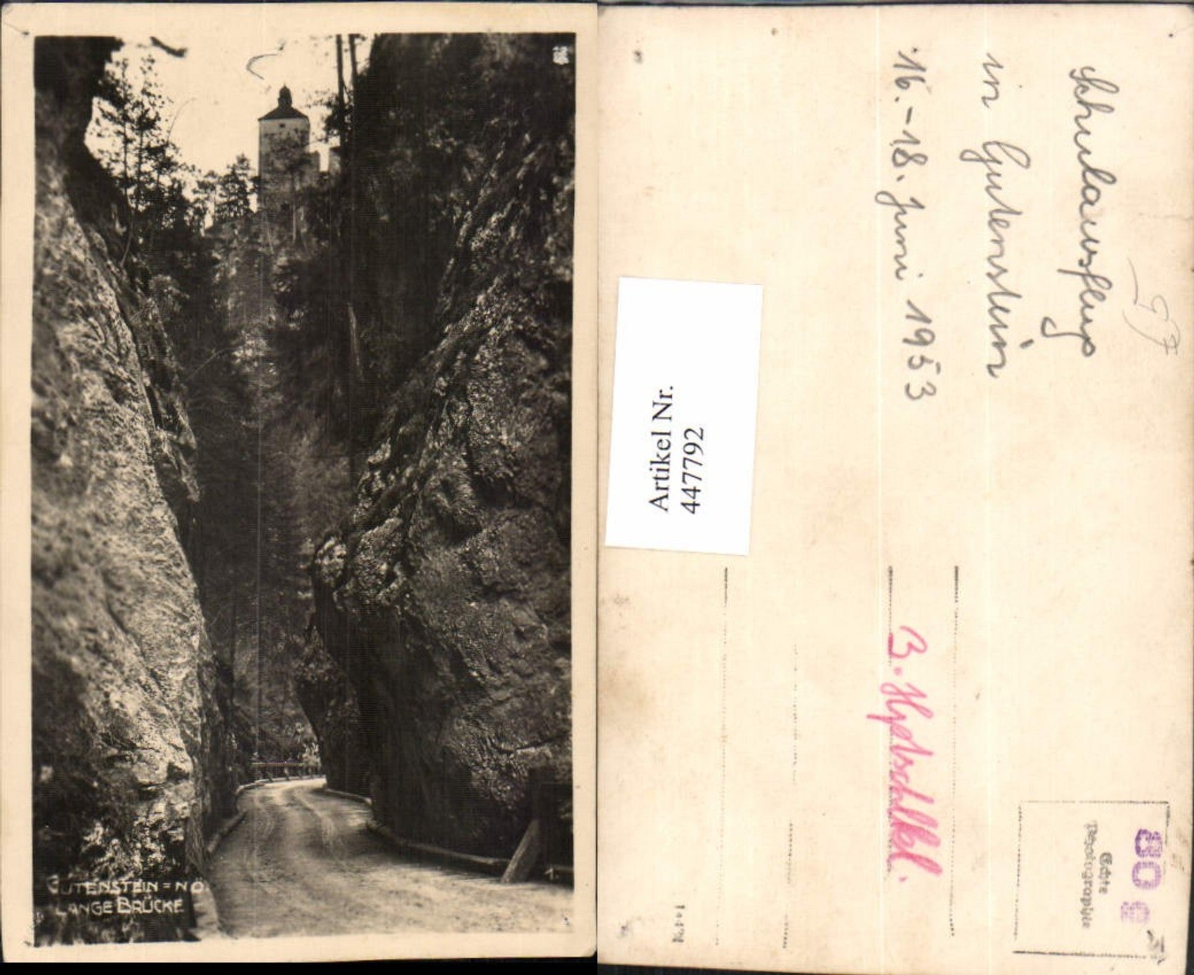 Alte Ansichtskarte – Old Postcard