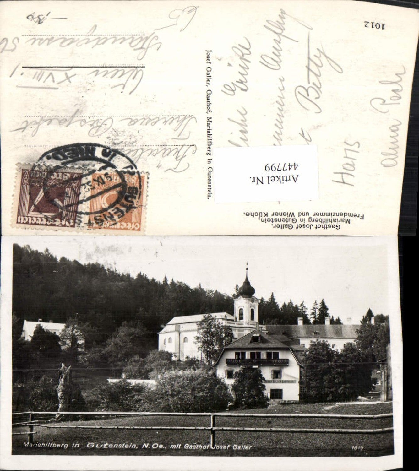 Alte Ansichtskarte – Old Postcard