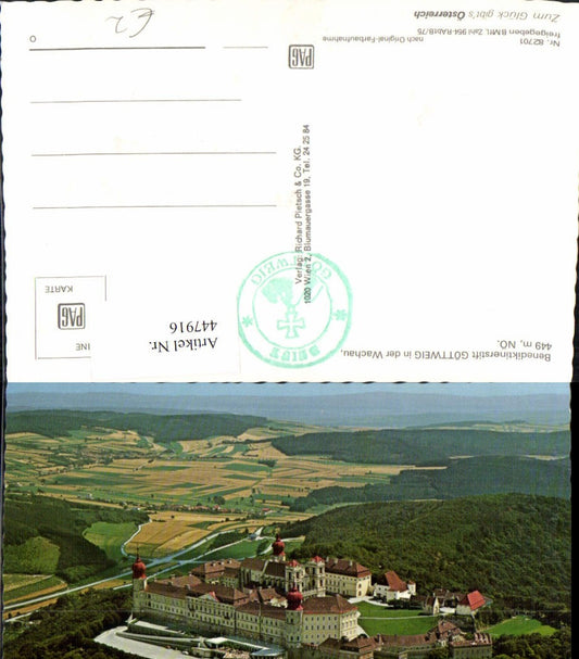 447916,Stift Göttweig in d. Wachau Totale