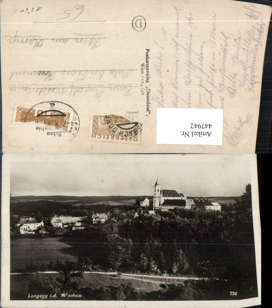 447942,Langegg in d. Wachau Totale Kirche