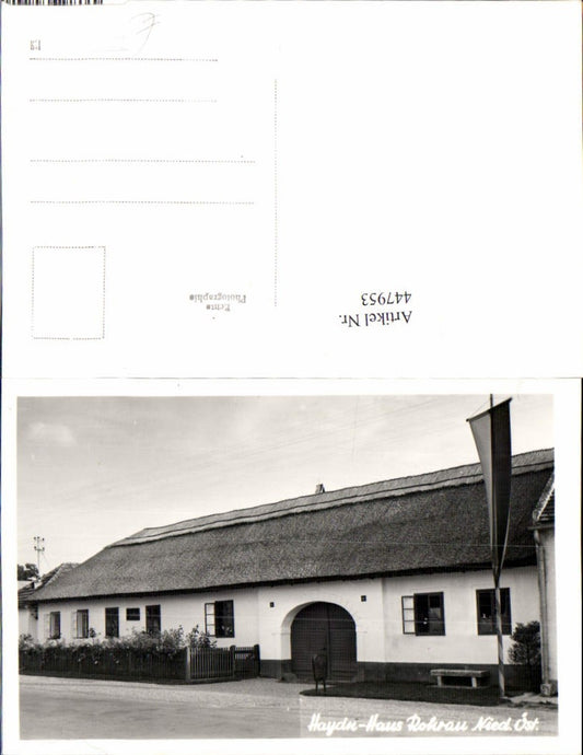 447953,Rohrau Haydn-Haus Gebäude