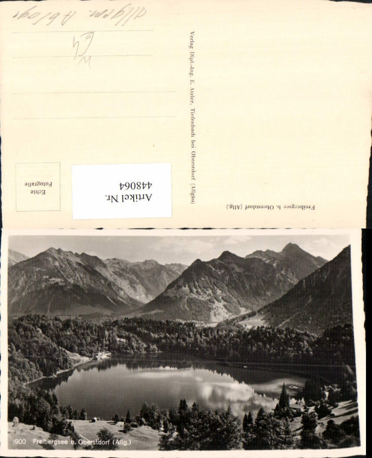 448064,Freibergsee See b. Oberstdorf Bergkulisse