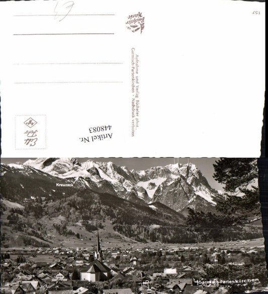 448083,Garmisch-Partenkirchen Totale Bergkulisse