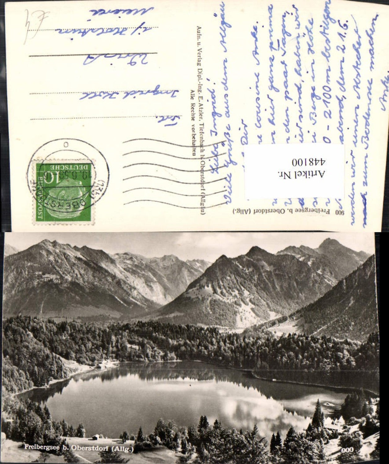 448100,Freibergsee See b. Oberstdorf Bergkulisse