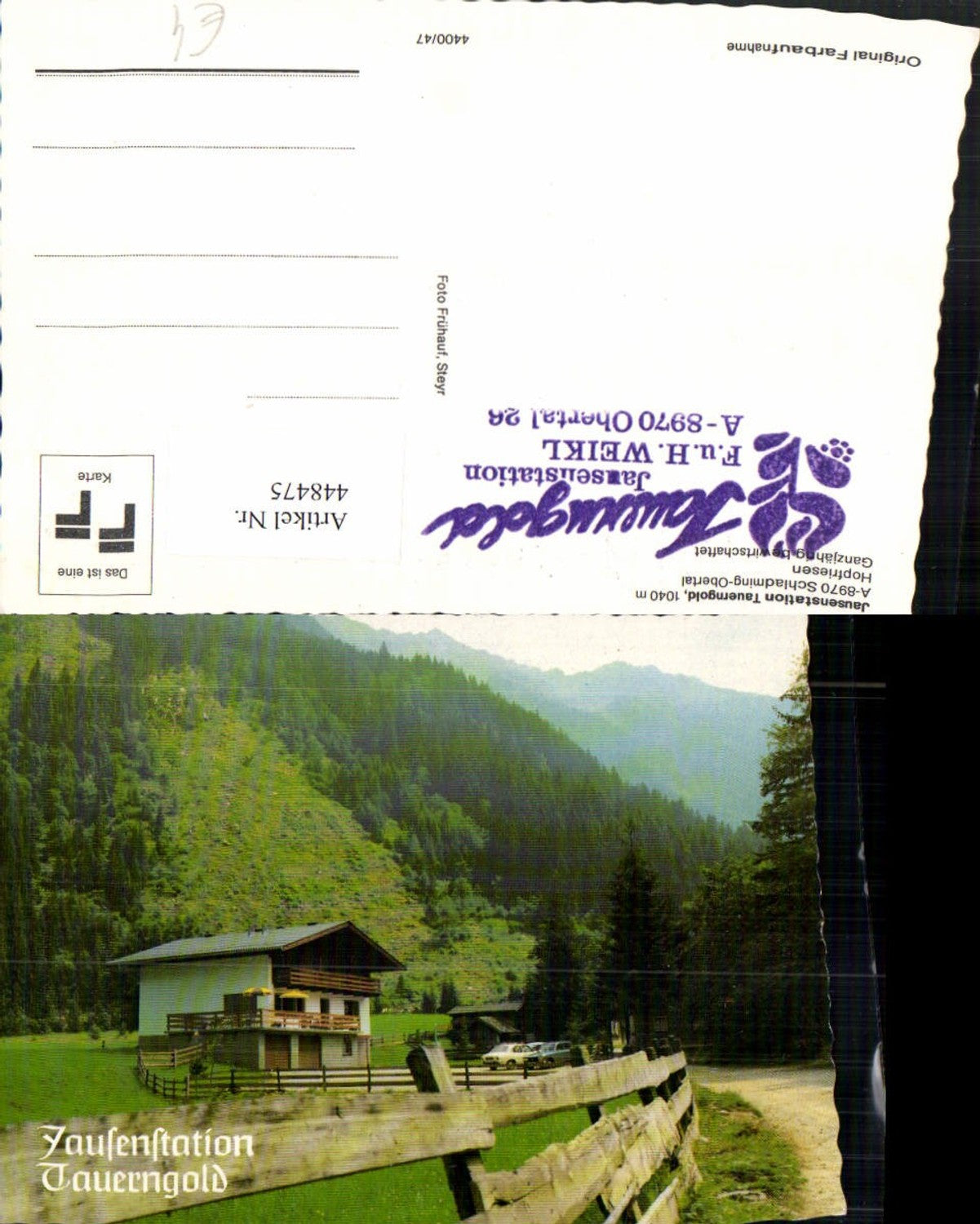 Alte Ansichtskarte – Old Postcard