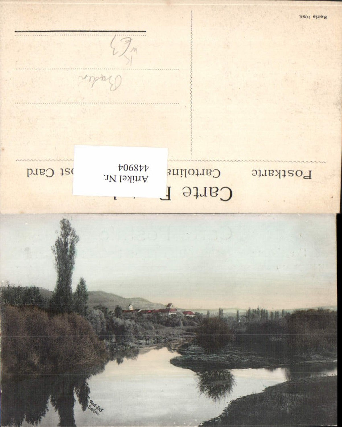 448904, Artist AK Baden Landscape River