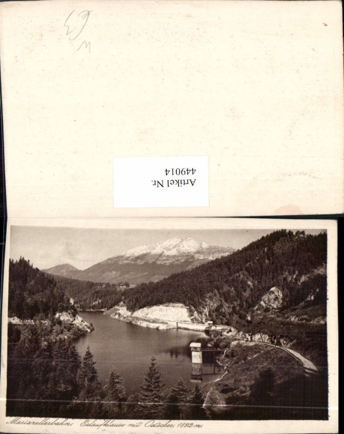 449014,Mariazellerbahn Erlaufsee See b. Mitterbach m. Ötscher Bergkulisse