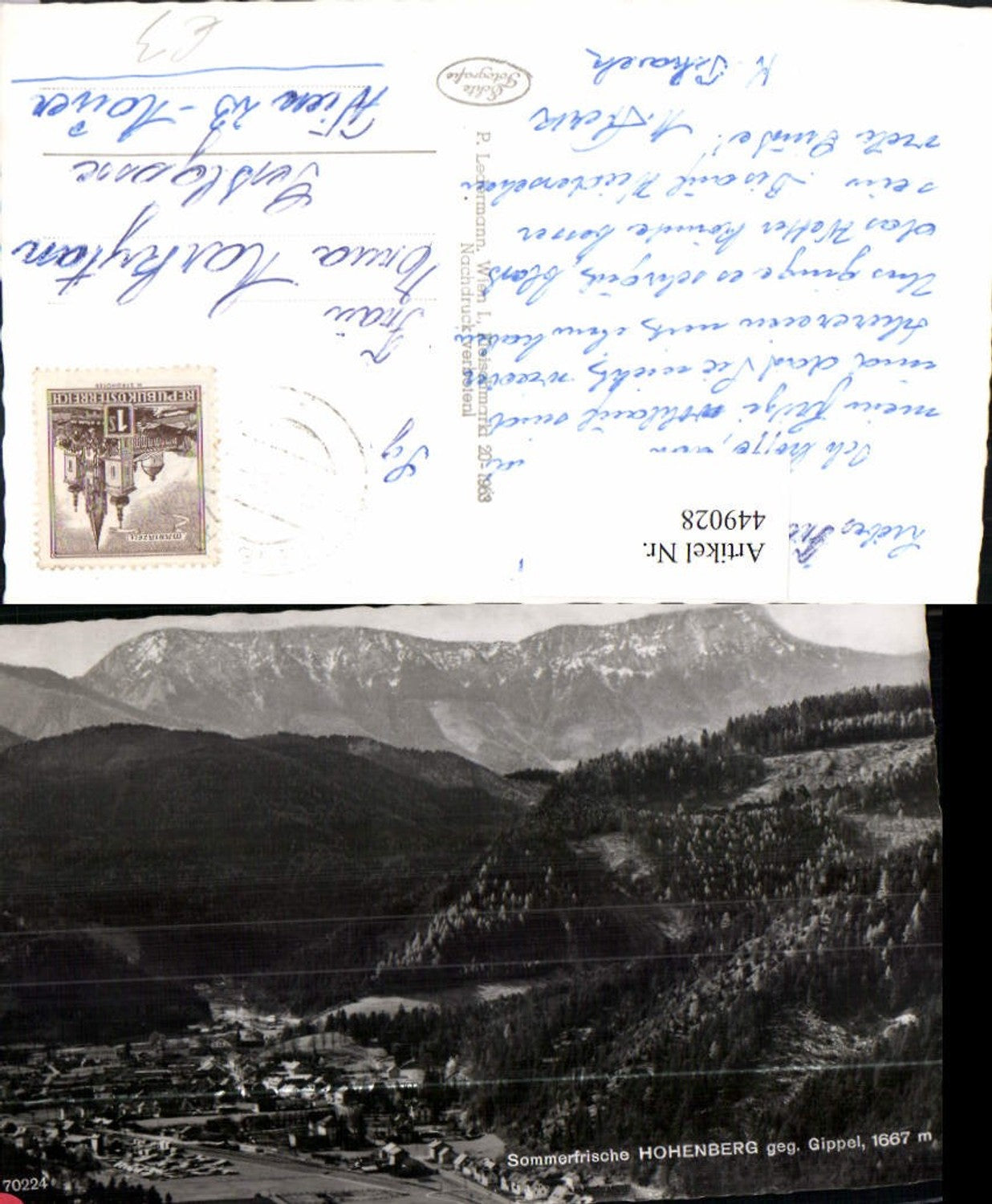 449028,Hohenberg Totale geg. Gippel Bergkulisse