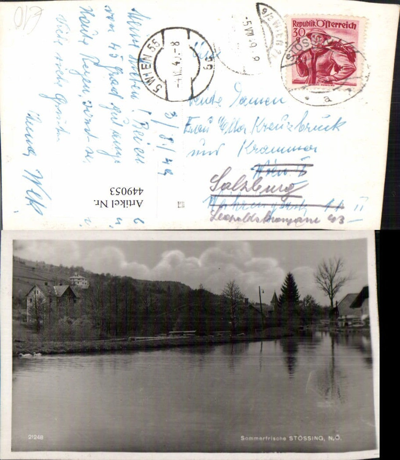 449053,Stössing Teilansicht Fluss