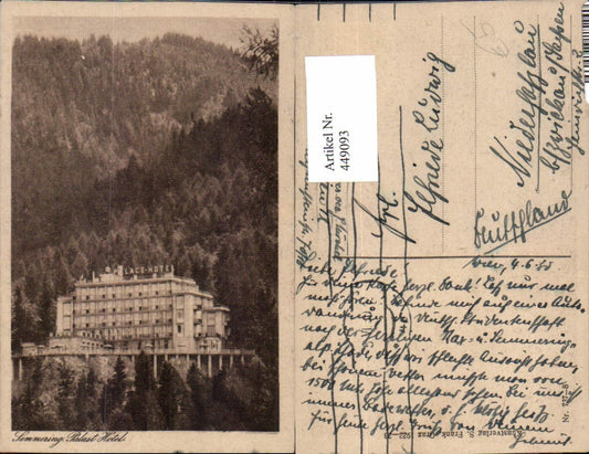 449093,Semmering Palast Hotel